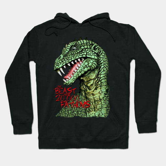 The Beast From 20,000 Fathoms Hoodie by The Blue Box